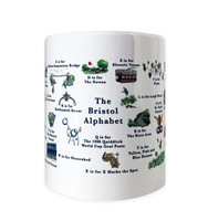 The Bristol alphabet Mug by Yeti Cards & Gifts