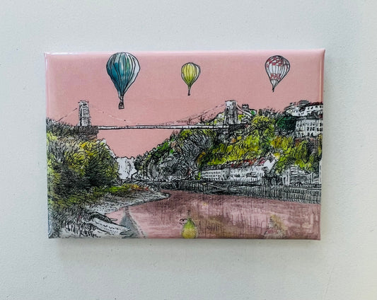 David Dryden Suspension Bridge Magnet