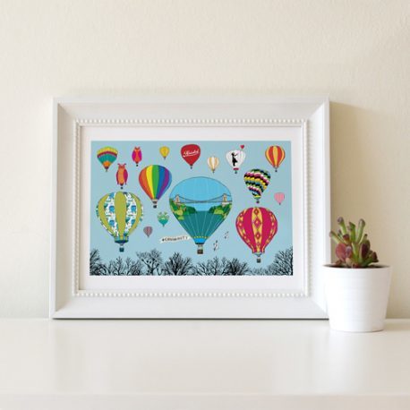 Bristol Balloons Hot Air Balloon Print