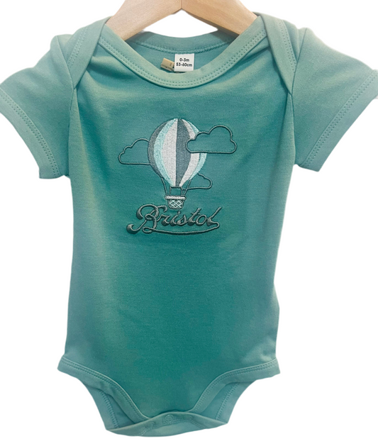 Bristol Sage Green Hot Air Balloon Bodysuit