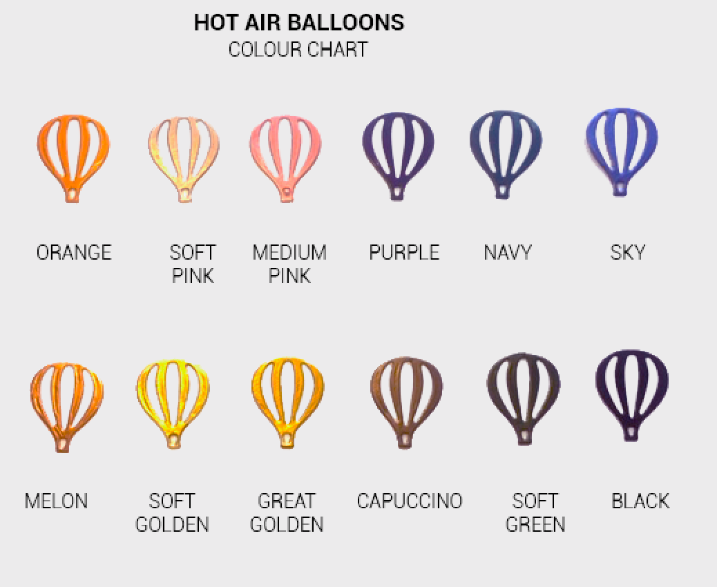 Hot Air Balloon Earrings by Adriana Barrios