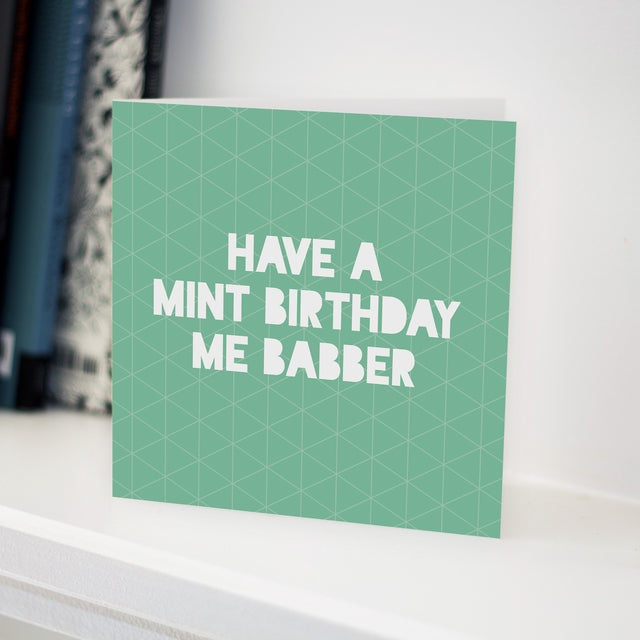 Have a Mint Birthday Me Babber Card